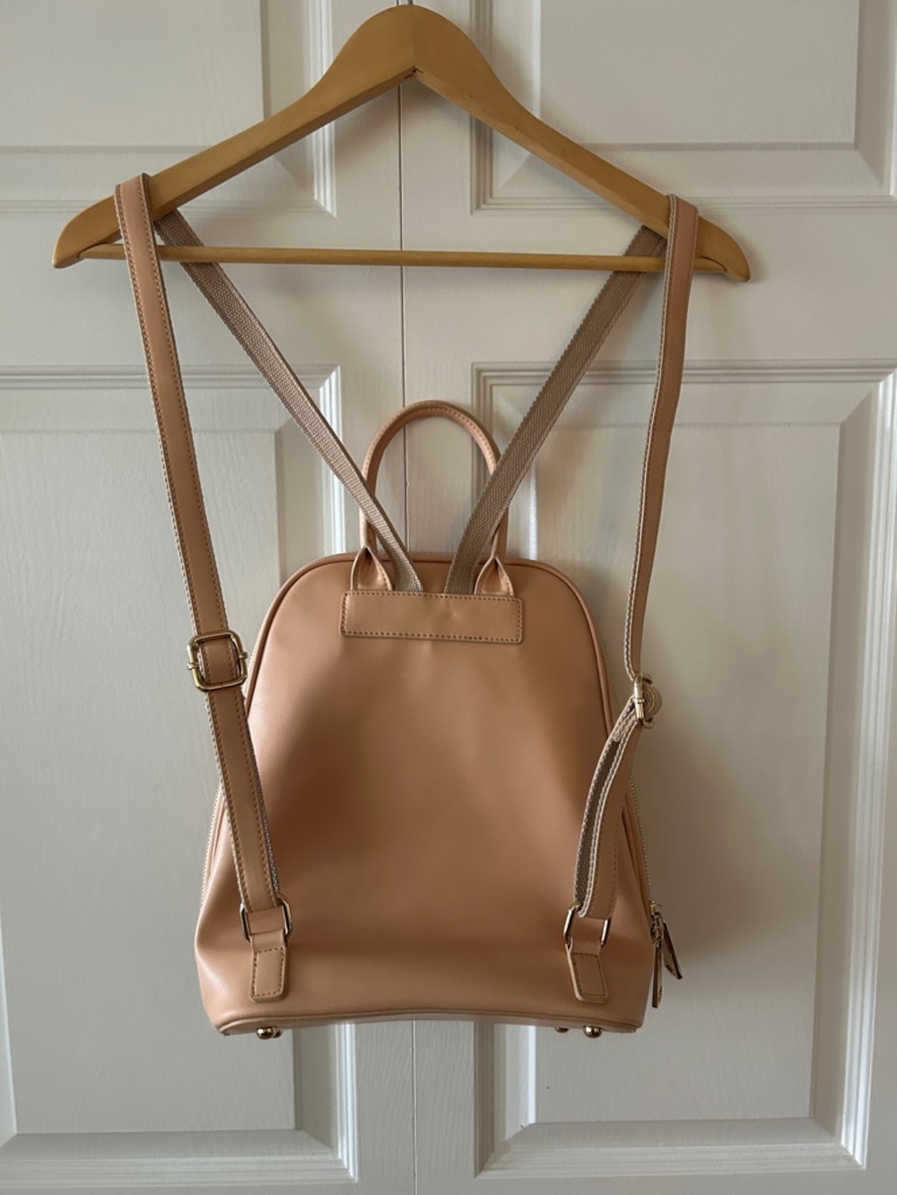 Skye LeFevre Blush Pink Backpack with Gold Accents - Picture 4 of 12